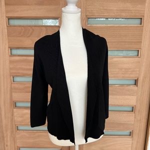 Open Cardigan RED Brand Black NWT Size M